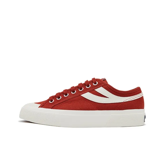 SUPERGA Low Top Canvas Shoes Unisex Red