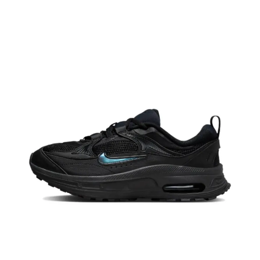 Nike Air Max Bliss Амортизация Износостойкий Низкий Топ Casual Женский Черный