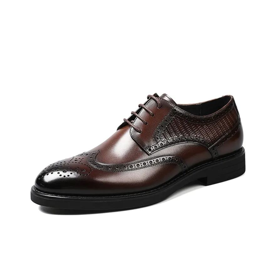 WEISHIBANGWEI Dress Shoes Men's Black
