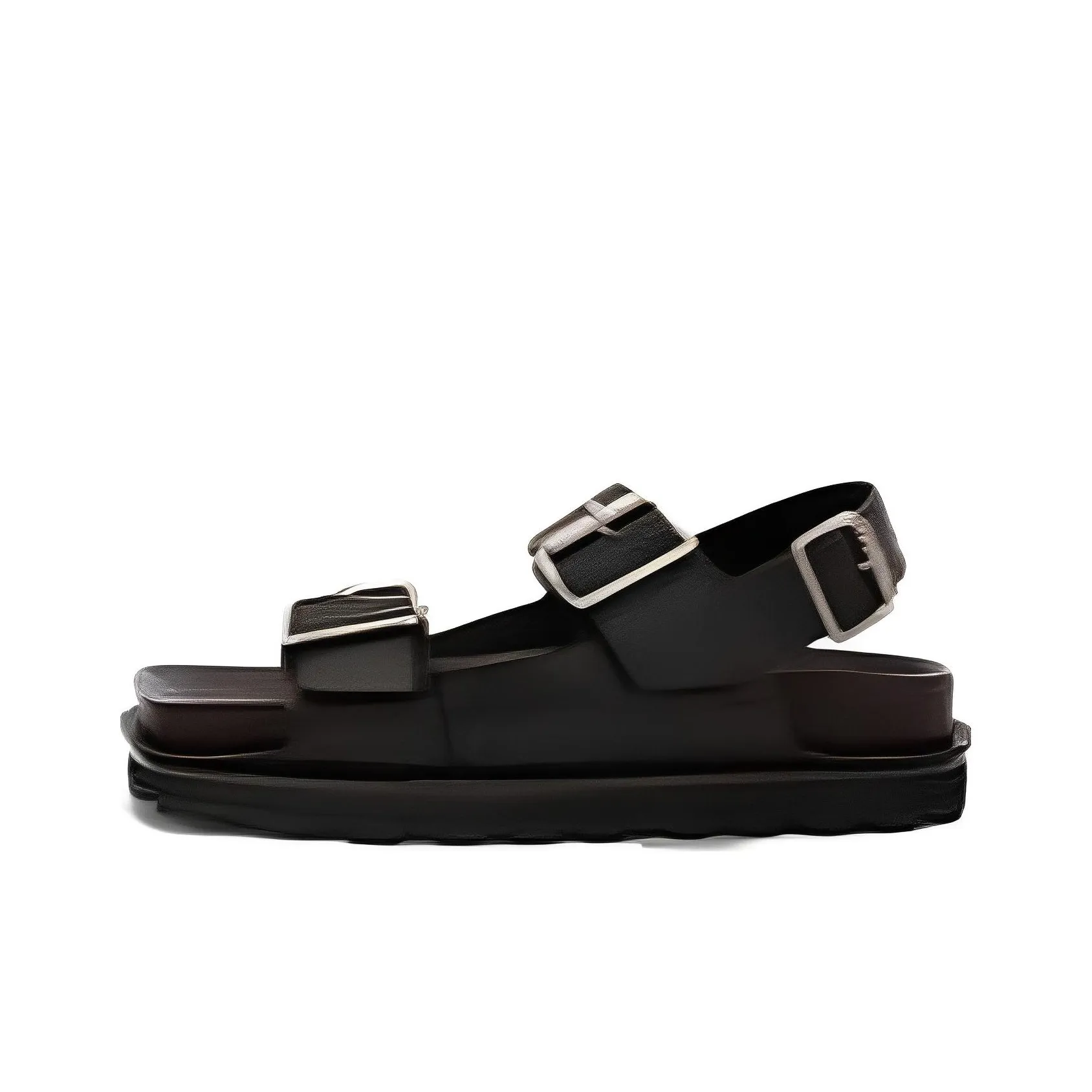 JIL SANDER Buckle-fastening Leather Sandals