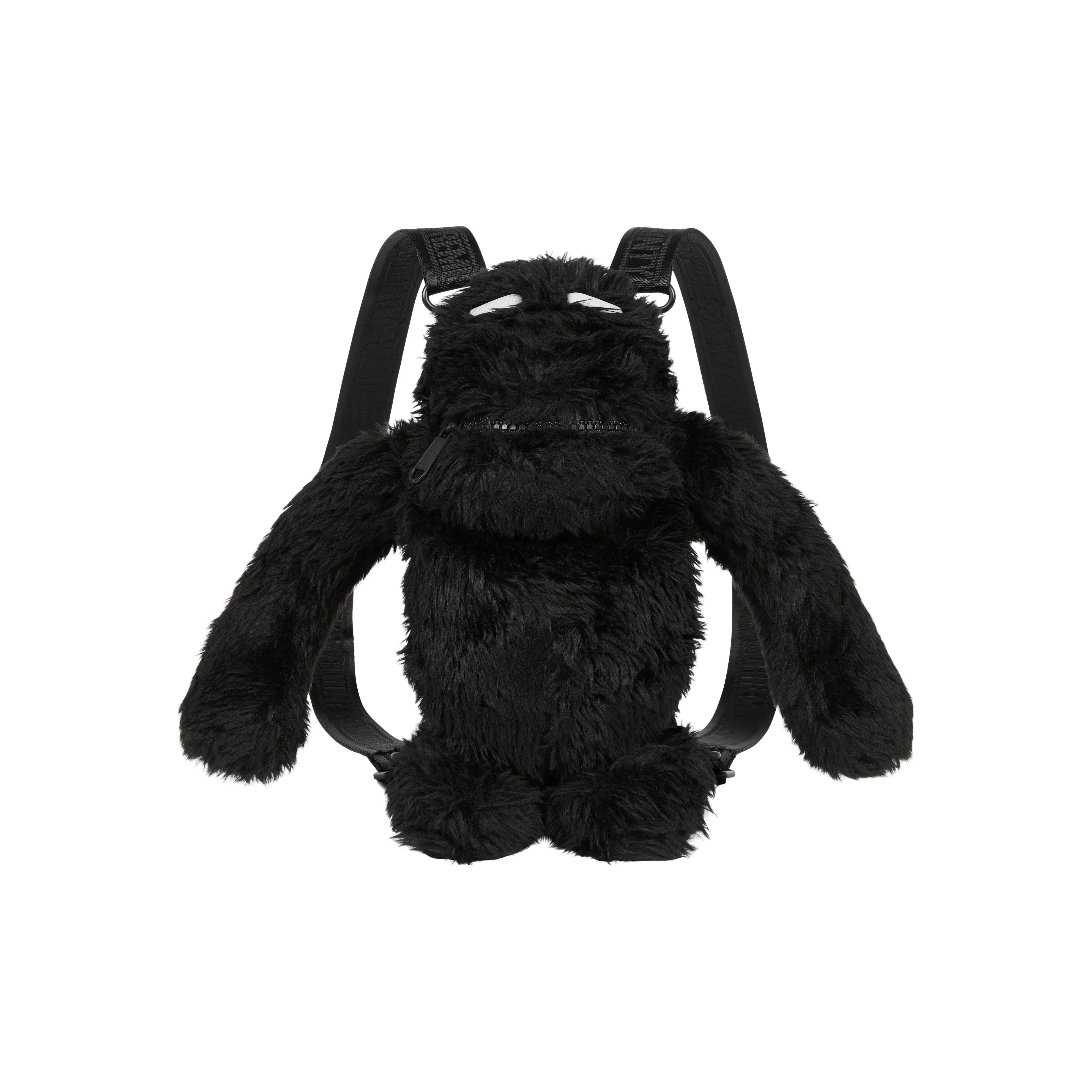 Supreme Bounty Hunter Collaboration Plush Backpack Regular Unisex Black