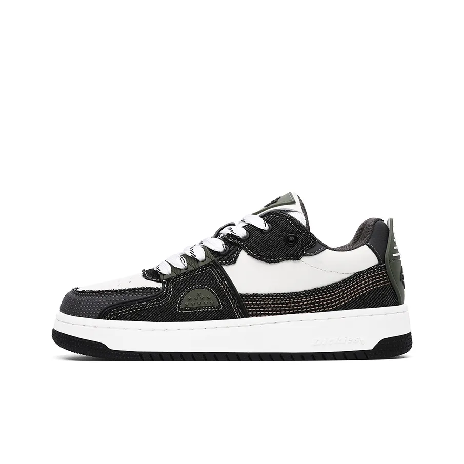 Dickies British Trendy Versatile Low Top Skateboard Shoes Men's Black White