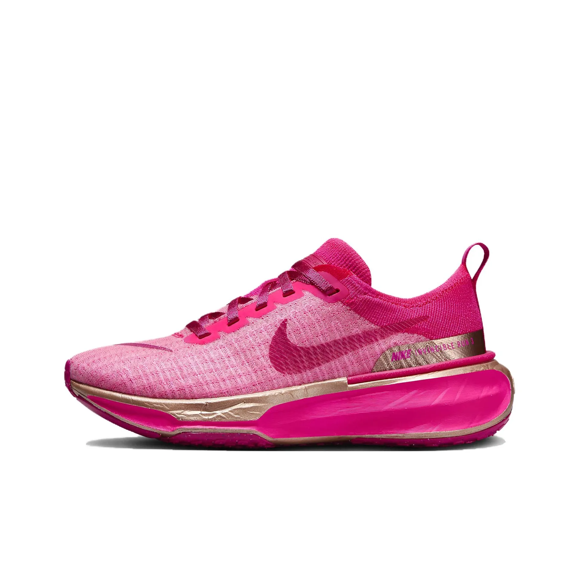 Nike Invincible 3 Slip-Resistant Low Top Casual Running Shoes Women's Pink Найк Invincible 3 противоскользящий низкий топ повседневная беговая обувь женская розовая