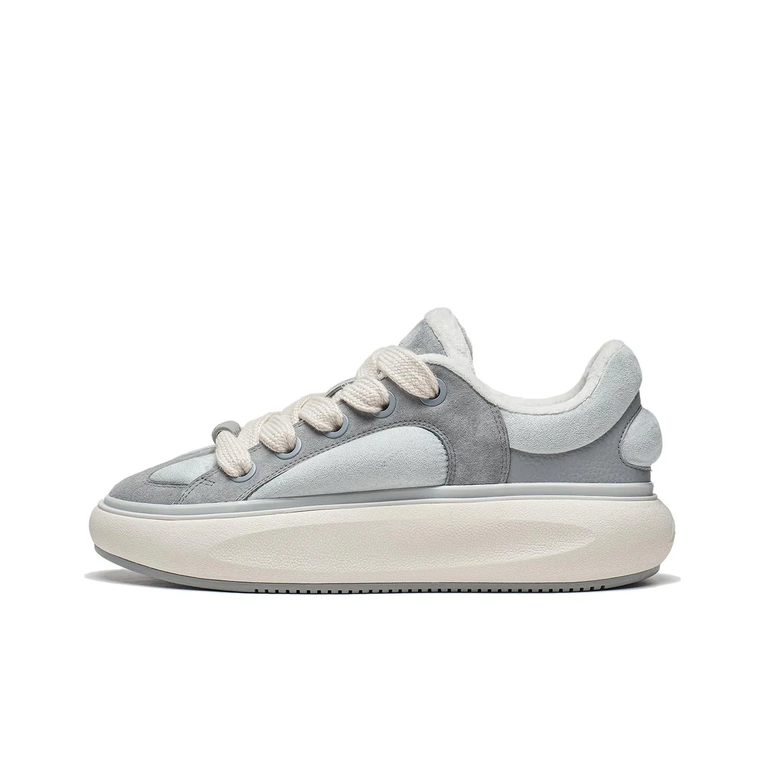 LiNing Yun You C4D Slip Resistant Cushioning Low Top Skateboard Shoes Women's Gray