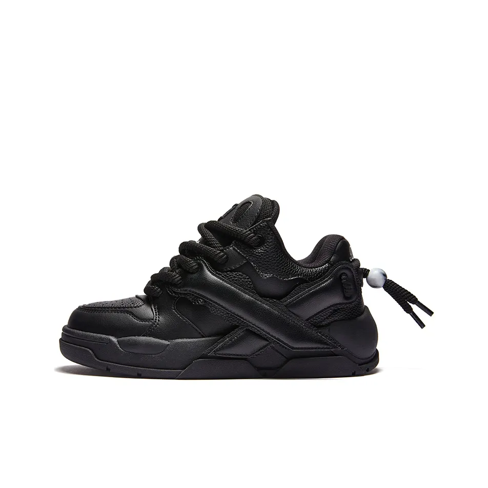 Xavier3 X3 Кость Обувь Низкий Топ Скейтбординг Кроссовки Унисекс Черный Воин