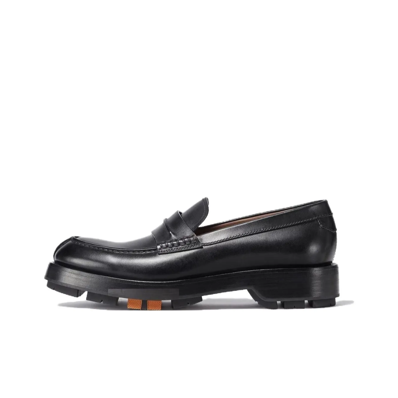 Zegna Udine Leather Lug-sole Loafers