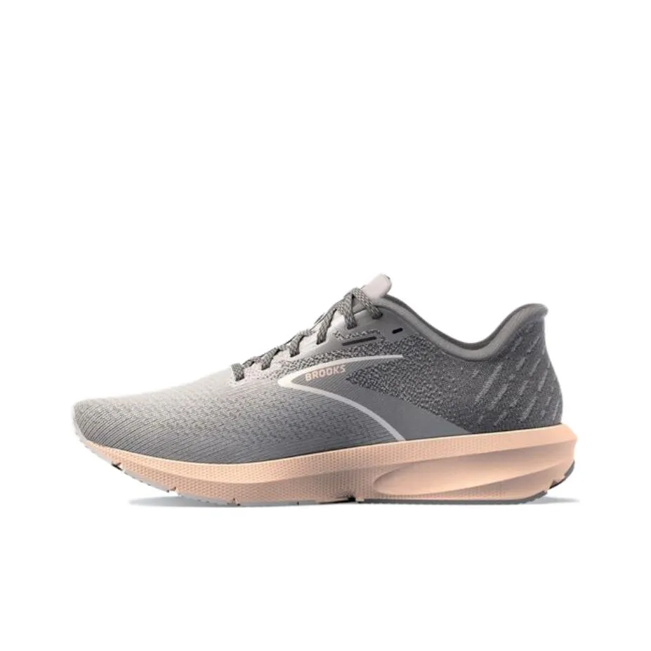 Brooks Launch 10 Cushioned Slip Resistant Abrasion Resistant Low Top Casual Running Shoes Women's Gray