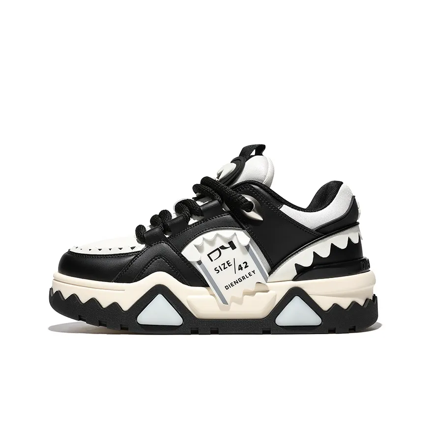 DY Красный глаз Коллекция Пухлые туфли Унисекс Черный белый