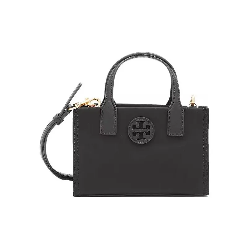 TORY BURCH Ella Nylon Tote Bag Shopping Bag Crossbody Bags Handbags Mini Women's Black
