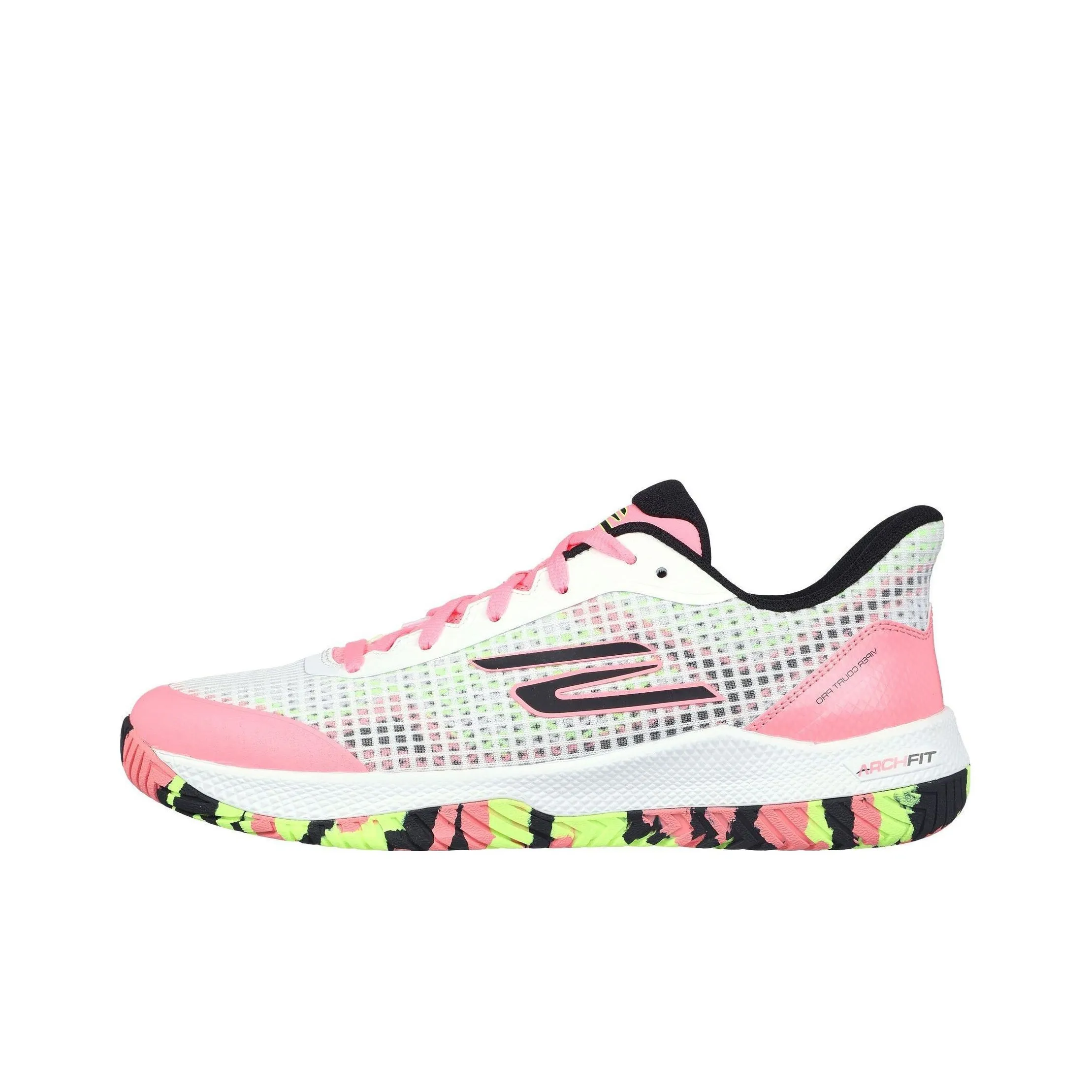 Skechers Viper Court Pro Sneakers 'White Pink Black'