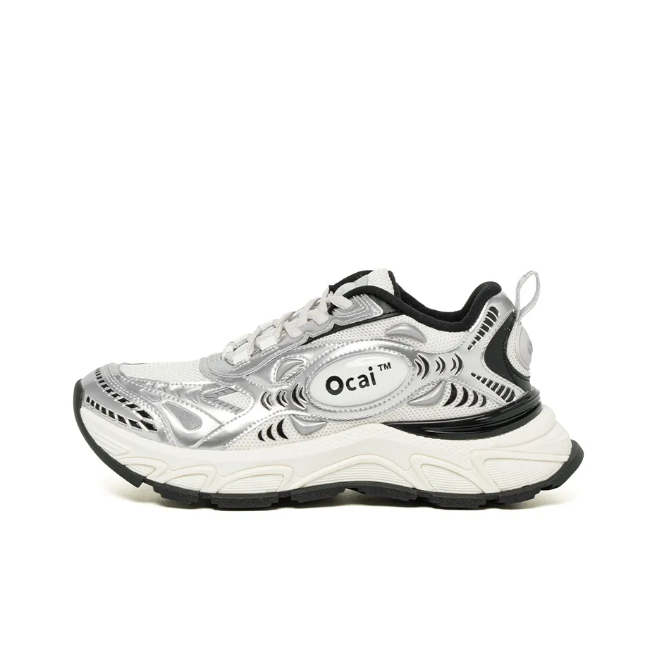 Ocai Runtech3.0 Lightweight Low Top Running Shoes Unisex Moonlight Silver