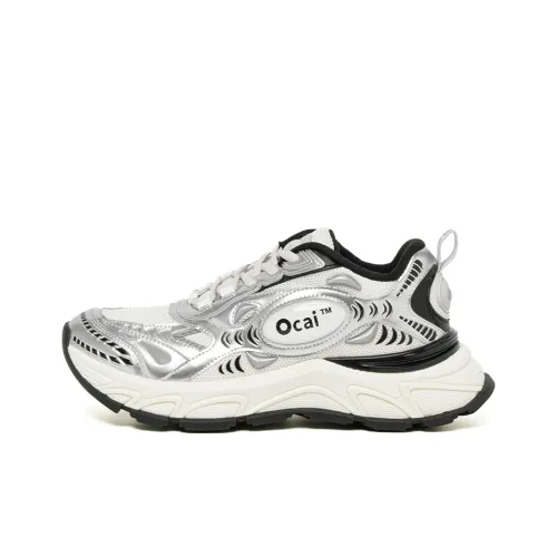 Ocai Runtech3,0 Беговые кроссовки Низкие Лунно-серебряные Унисекс