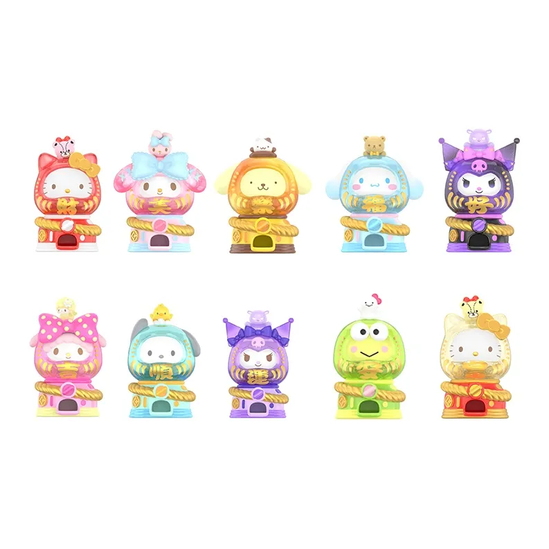 TOP TOY серия Sanrio Чудеса Daruma капсульная игрушка Kuromi Pochacco сувениры и украшения слепые коробки