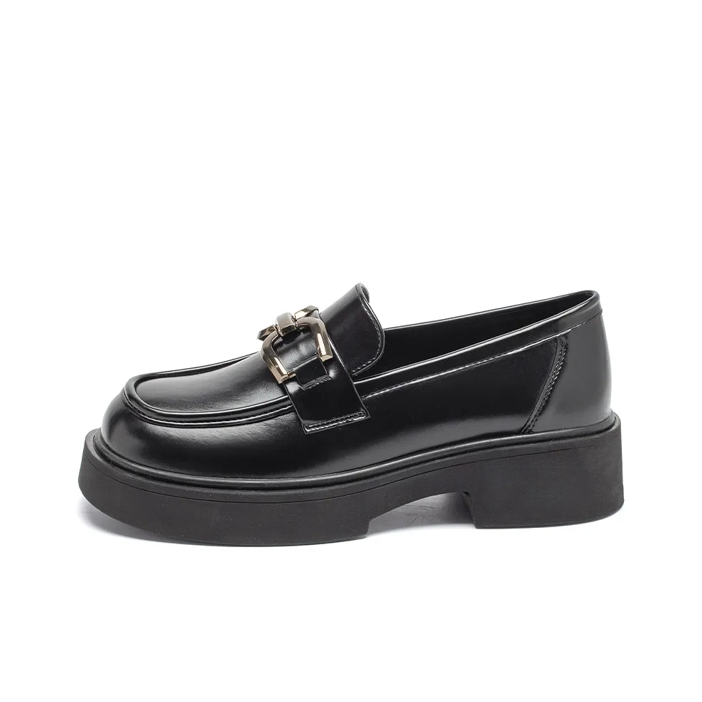 AGSDON Loafers 4cm Women's Black