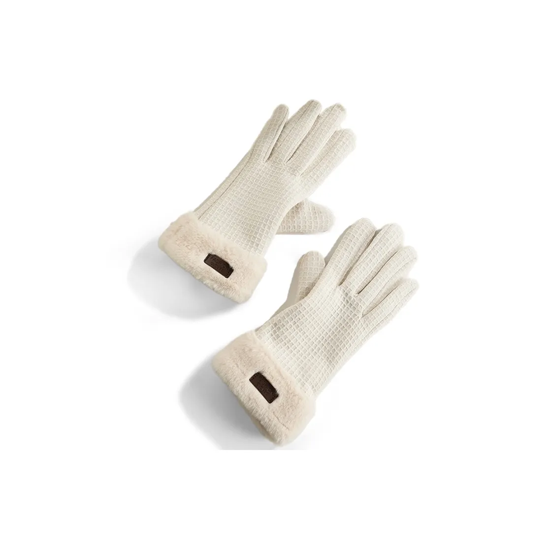 Youyoulan Хлопок и Полиамид Вязаные Перчатки Женские