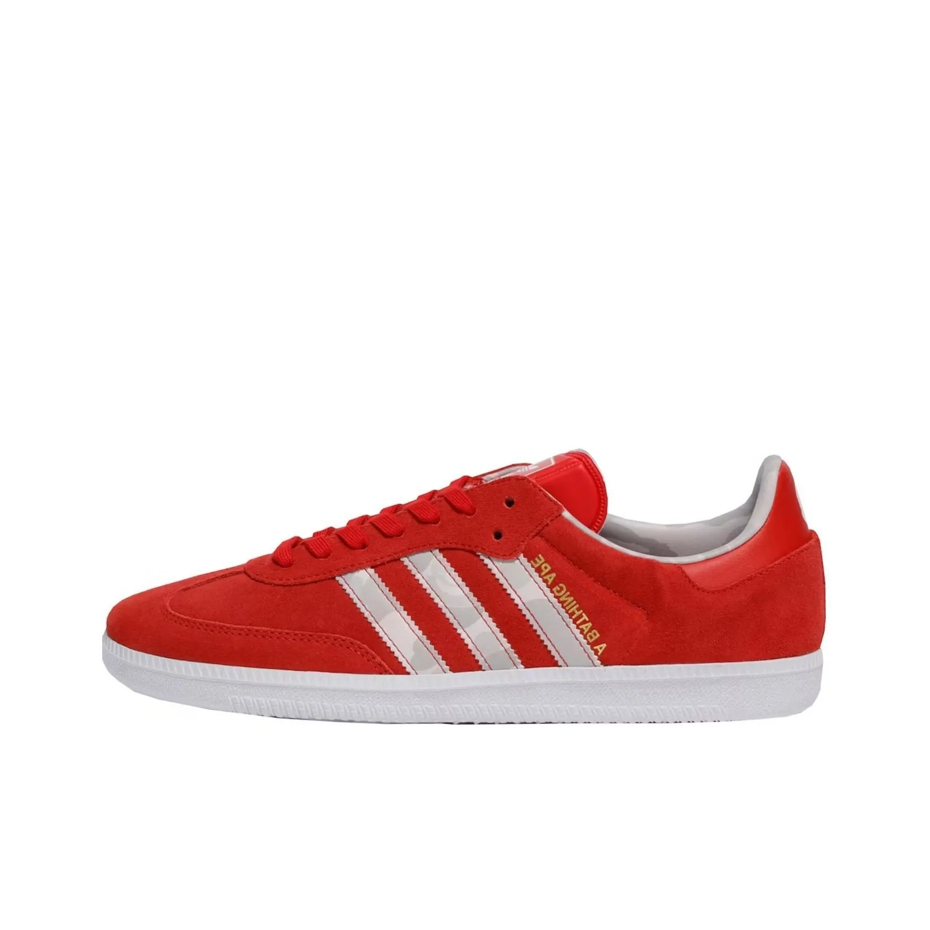 Adidas Samba Low X A Bathing Ape Red