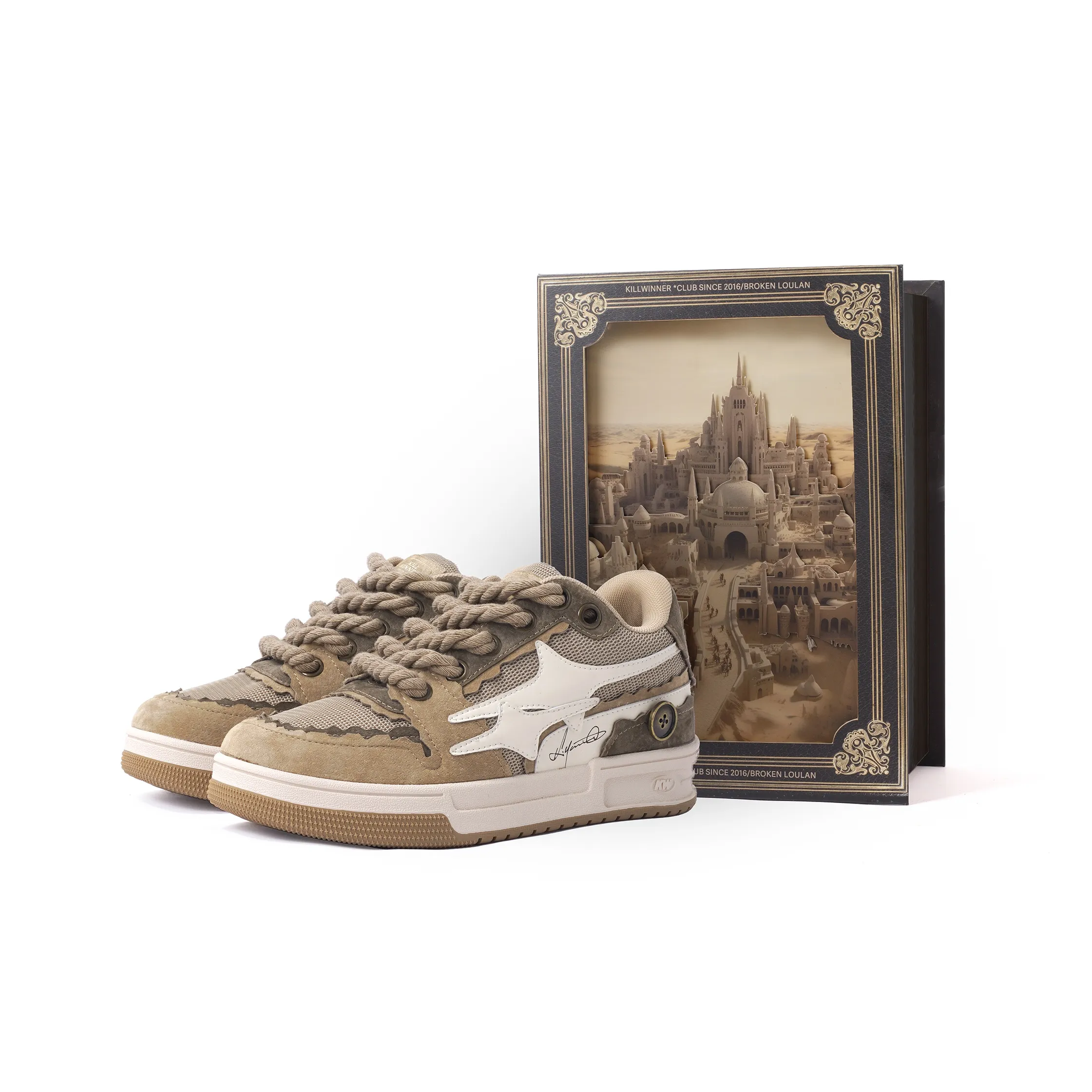 KILLWINNER Noah's Ark Low Top Skateboard Shoes Unisex Brown