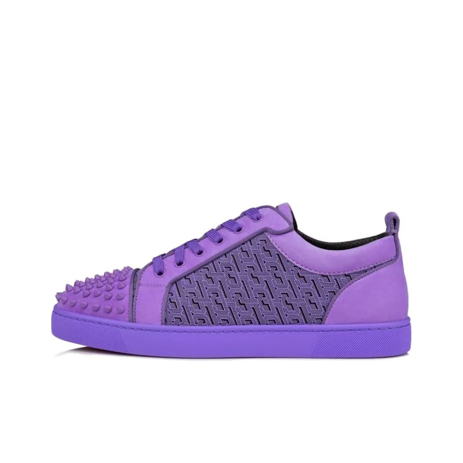 CL LUBOTING Low Top Skateboard Shoes Men's Purple