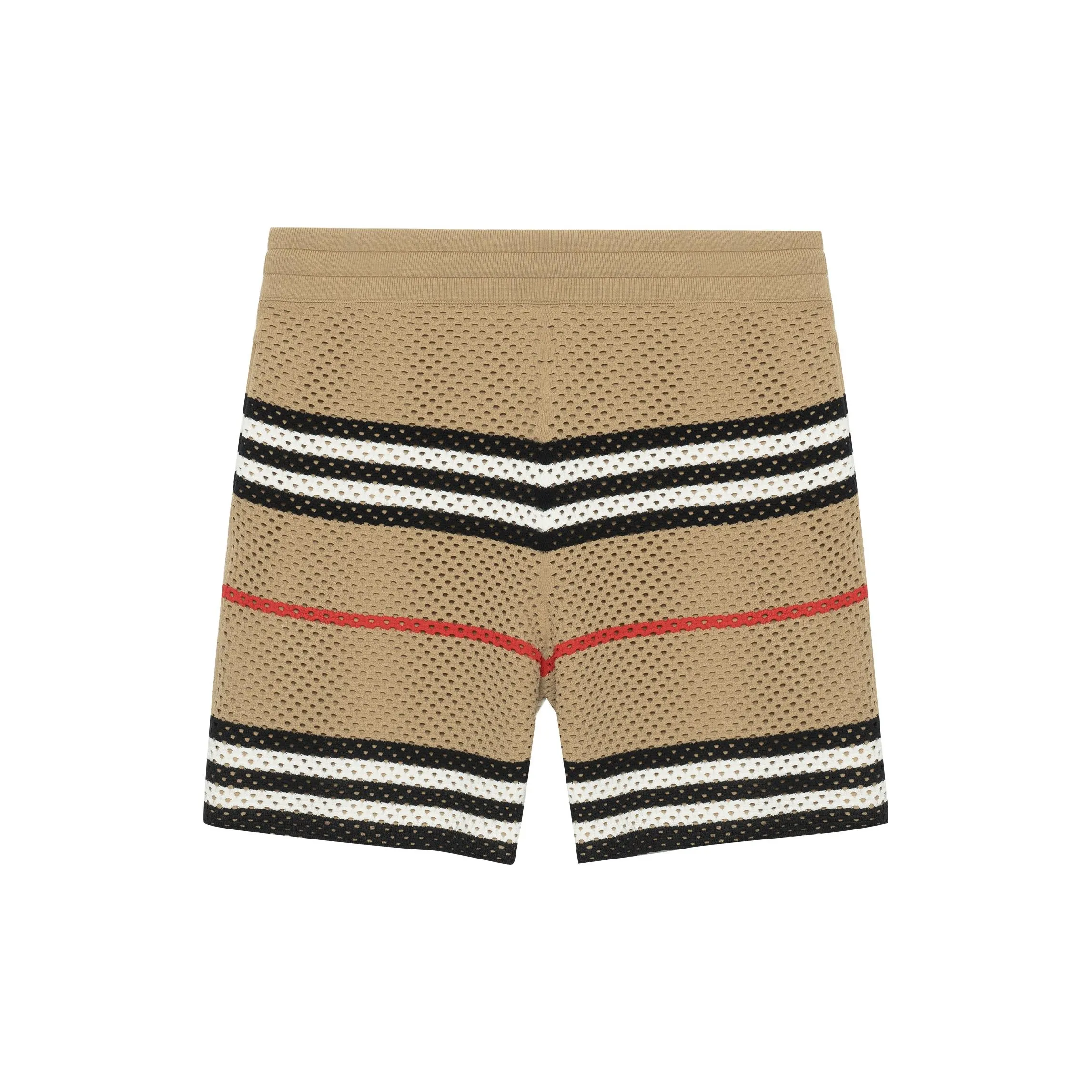 Burberry Icon Stripe Pointelle Knit Shorts