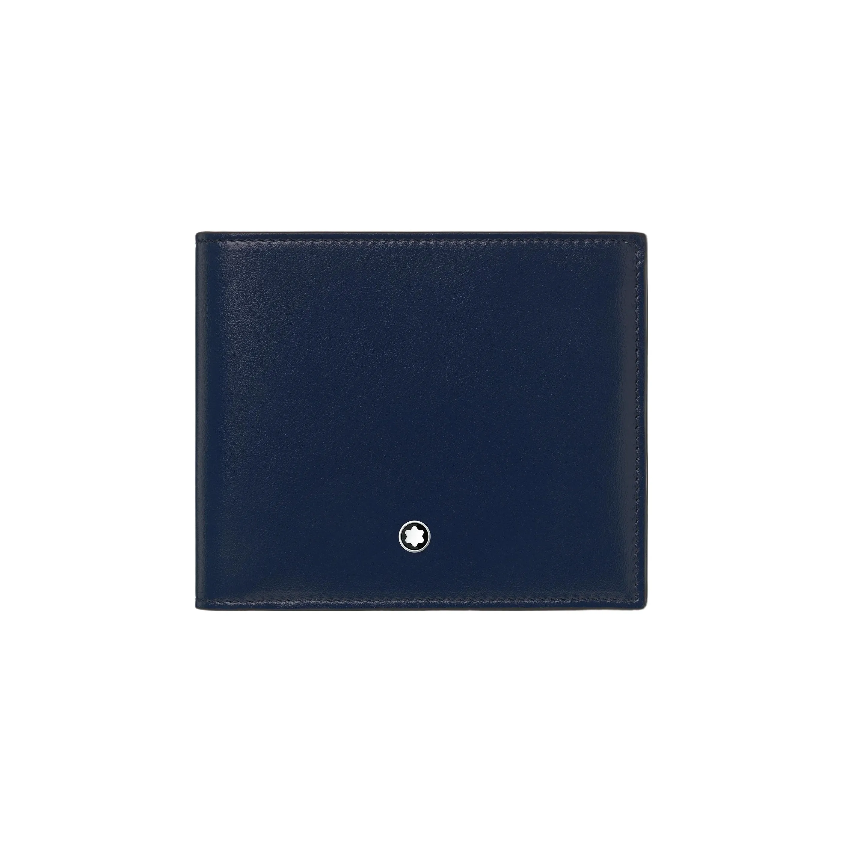 MONTBLANC Телячья кожа Кошелек Мужской Ink Синий