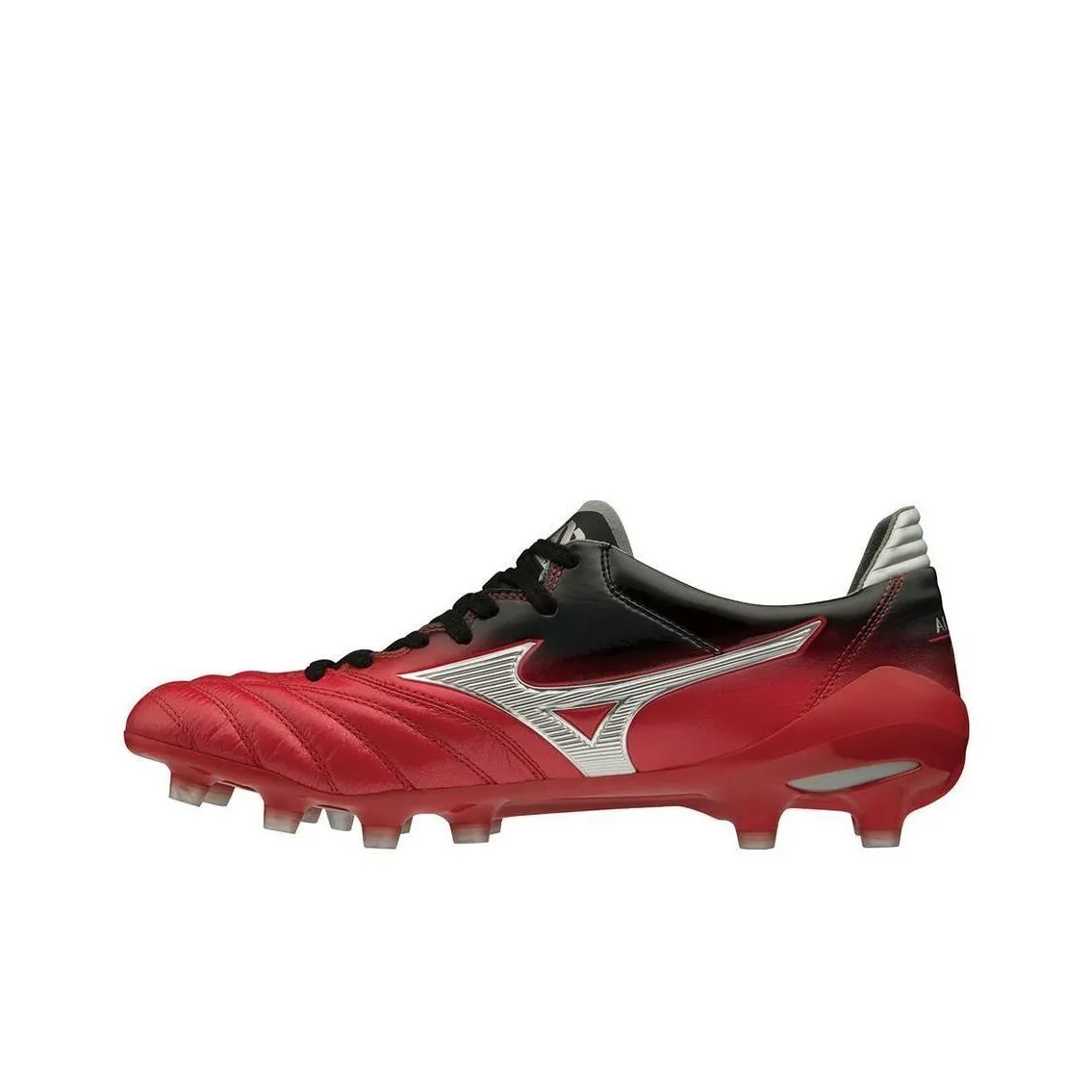 Mizuno Morelia Neo FG Твердый грунт Устойчивый к истиранию Резиновая подошва Мужские футбольные бутсы Красные