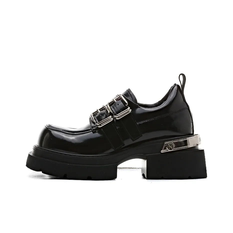 La Chapelle Лоферы 5 см Женские Черные