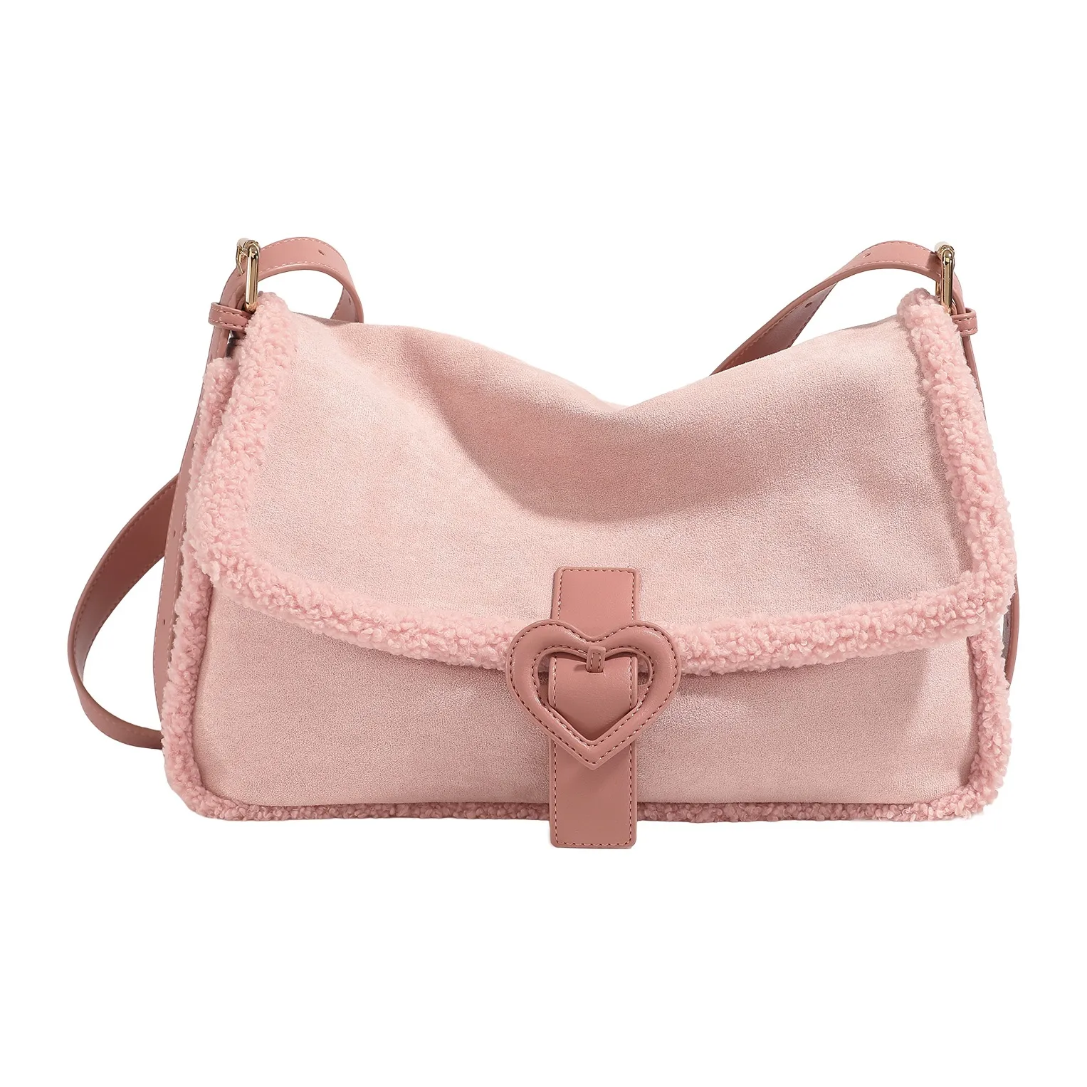 AILUXI Fabric Tote Crossbody Bag, Shoulder Bag Regular Women's Nebula Pink