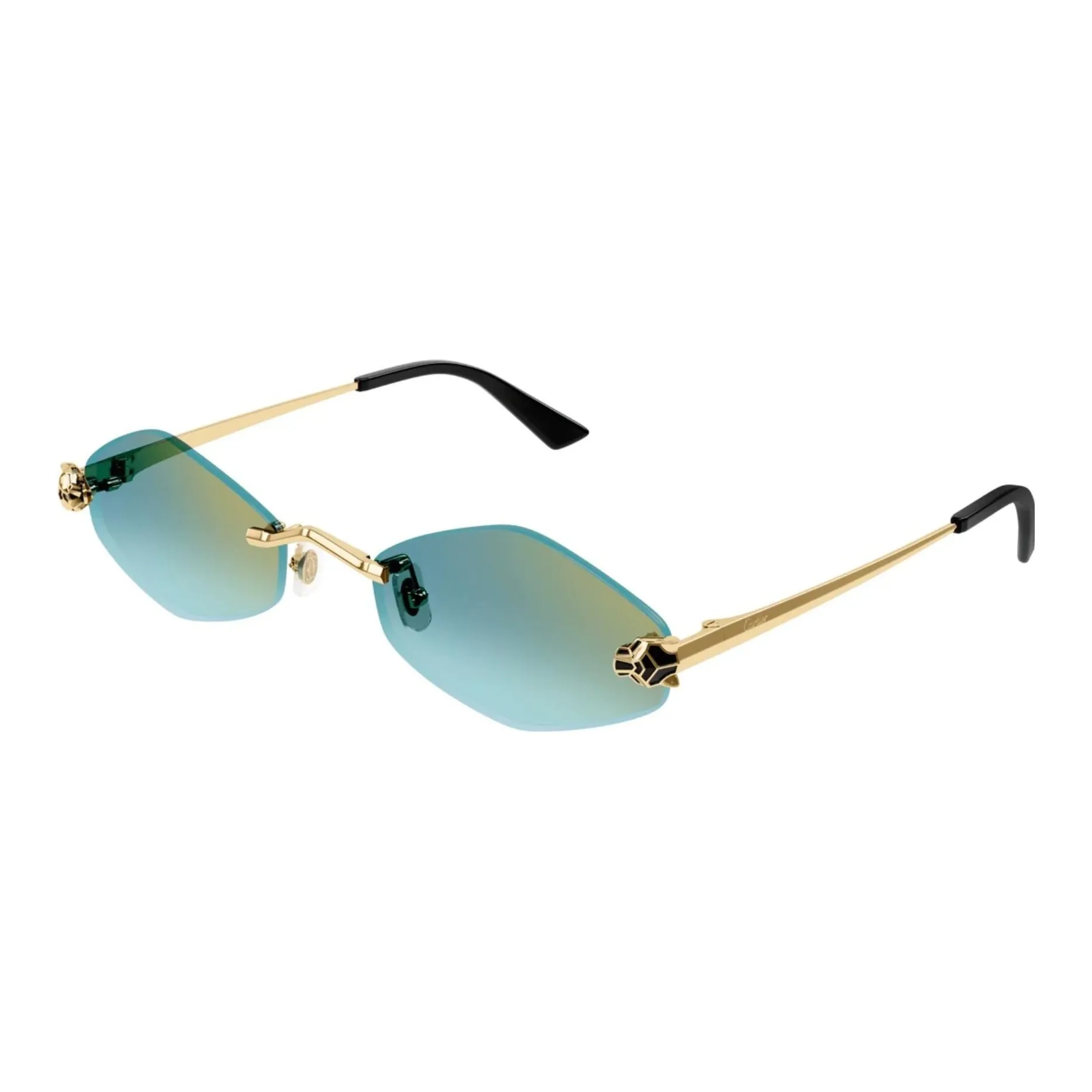 Cartier Geometric Frame Sunglasses