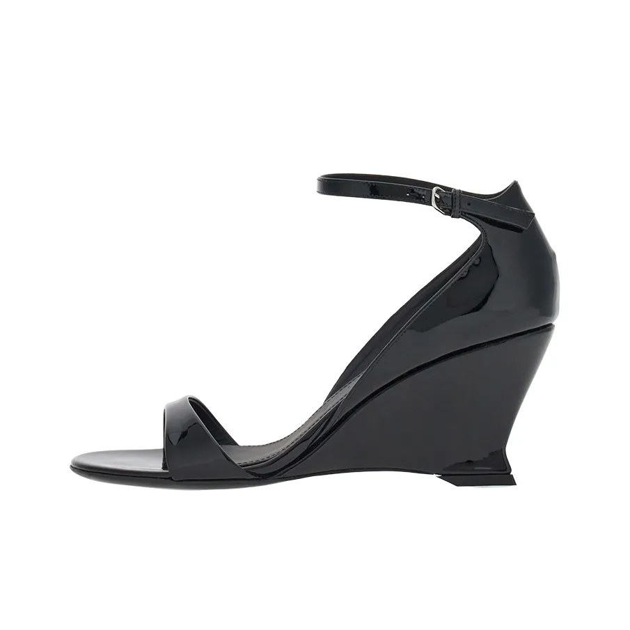 FERRAGAMO 100mm Patent Leather Sandals