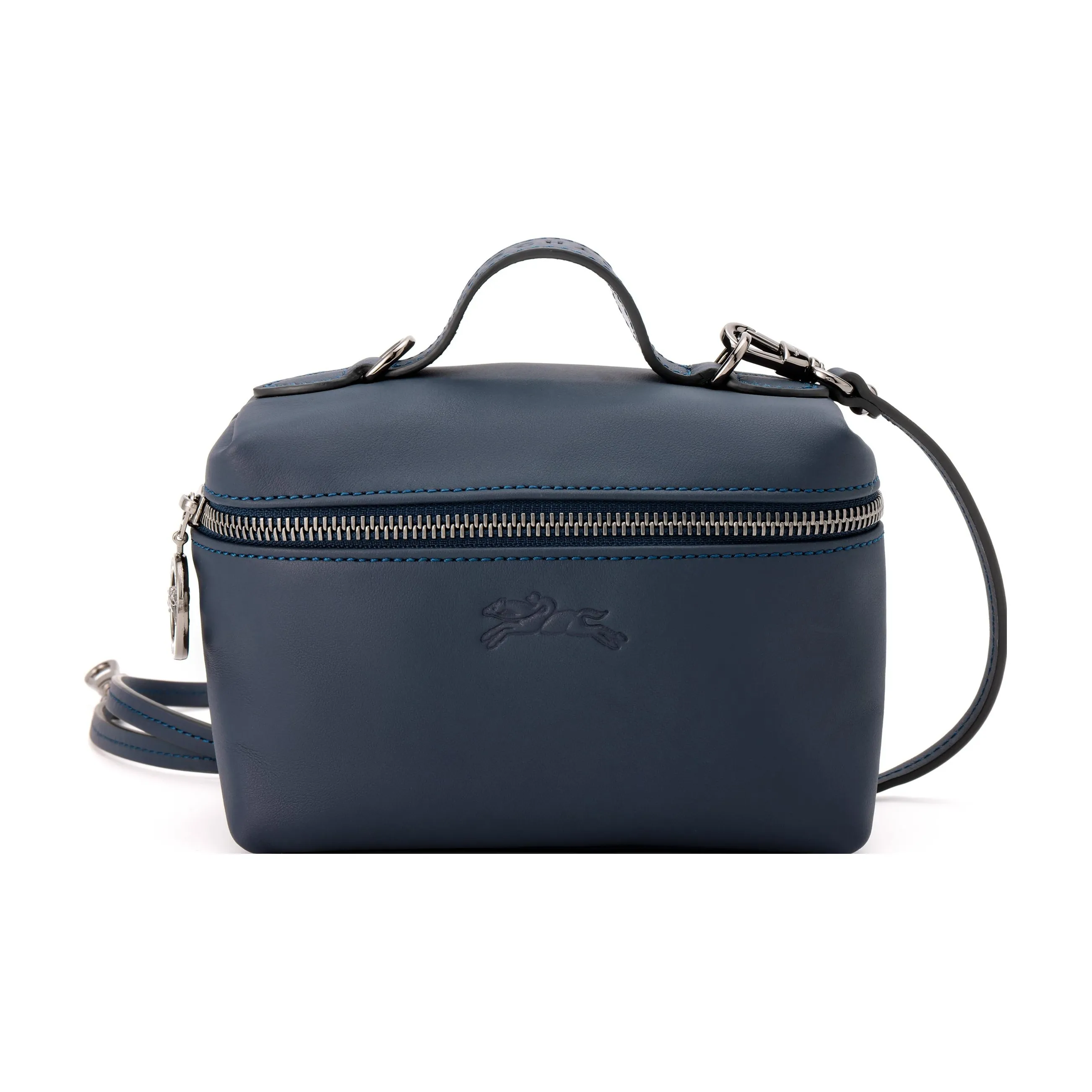 LONGCHAMP Le Pliage Xtra Коровья кожа Сумка Сумка через плечо Сумка через плечо Мини Женская Морской синий