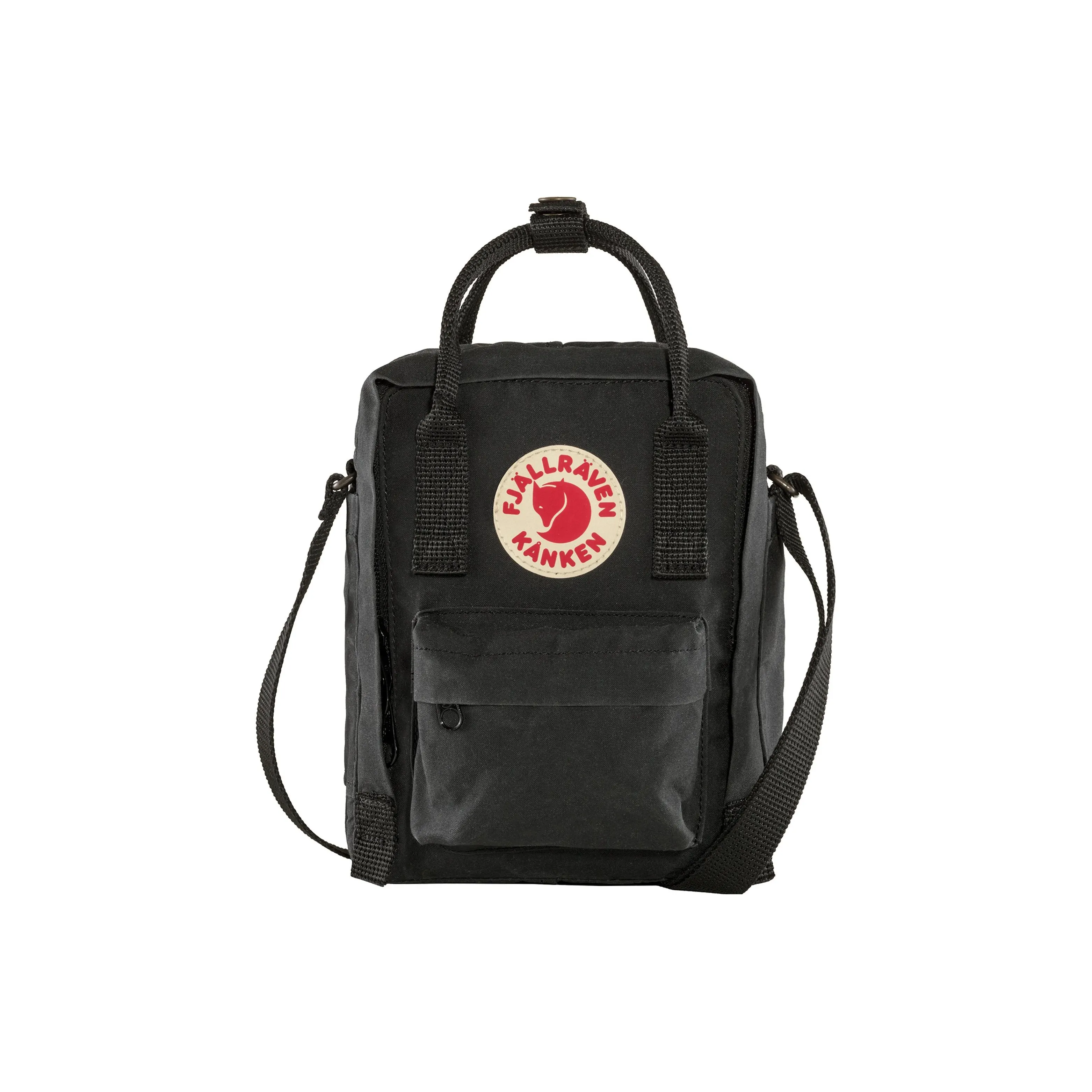 Fjallraven Kanken Shoulder Bag, Crossbody Bag, Handbag Vinylon Black Unisex