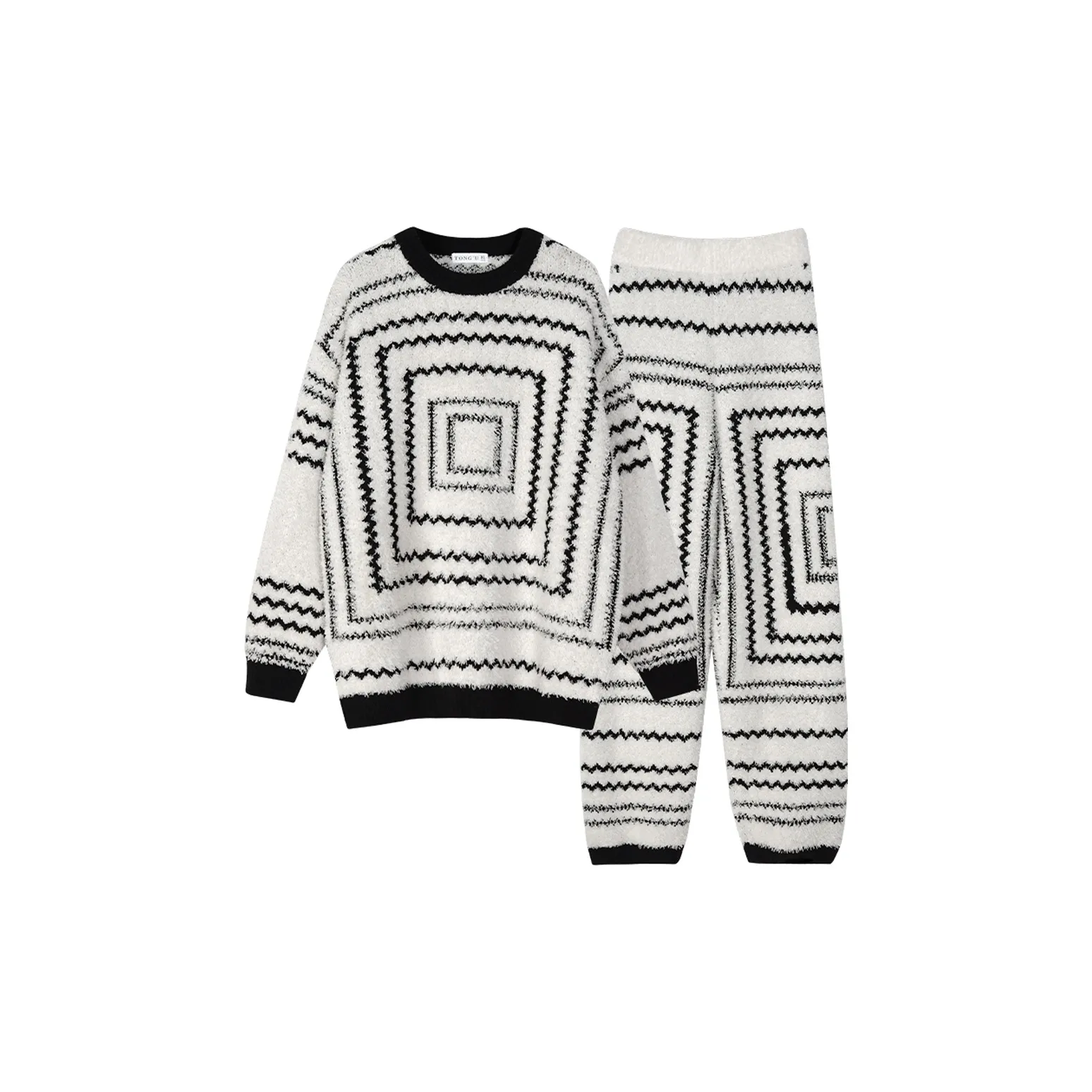 Same Language Home Suit Women's White Wall High Rebound Pattern