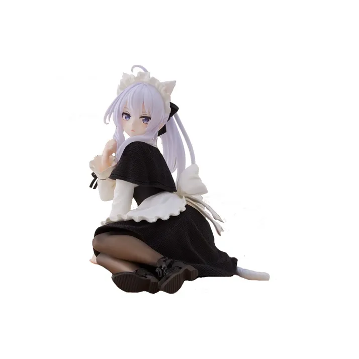 TAITO Witch's Journey Elaina with cat Eared Maid Desktop Bonus Gifts 13cm