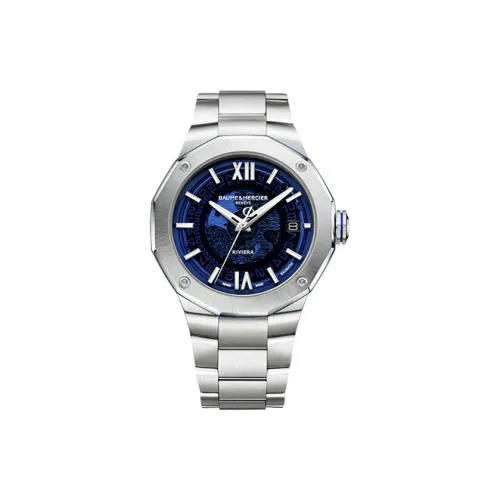 Baume & Mercier Автоматический Механический Movement Мужские Часы Rivera Series 42mm*39,05mm*10,66mm Синий