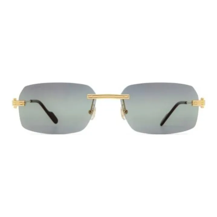 Cartier Rectangular Frame Sunglasses