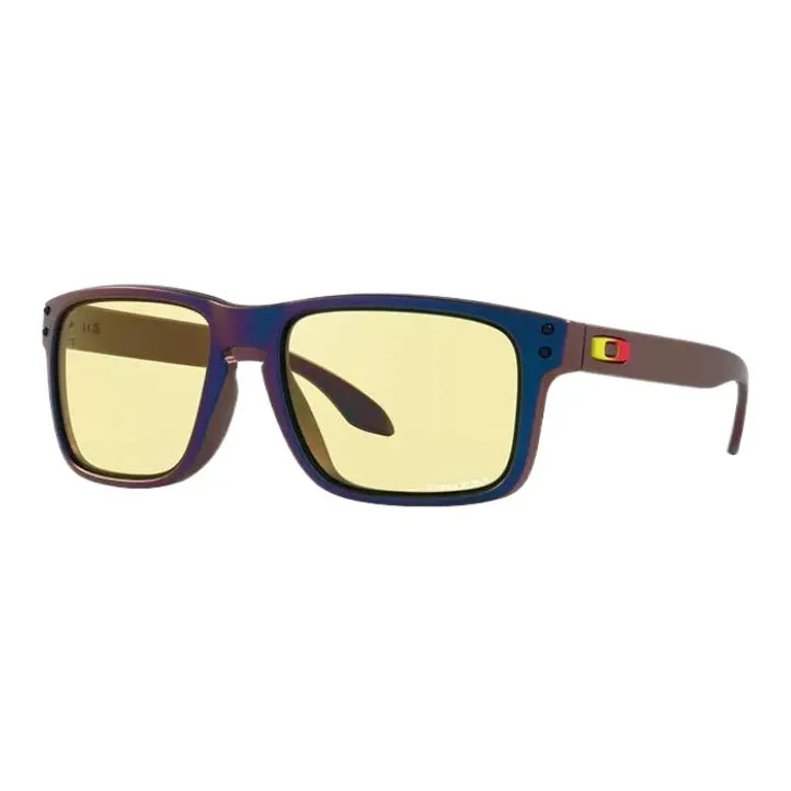 Oakley Nylon Propionate Square Sunglasses Unisex Brown