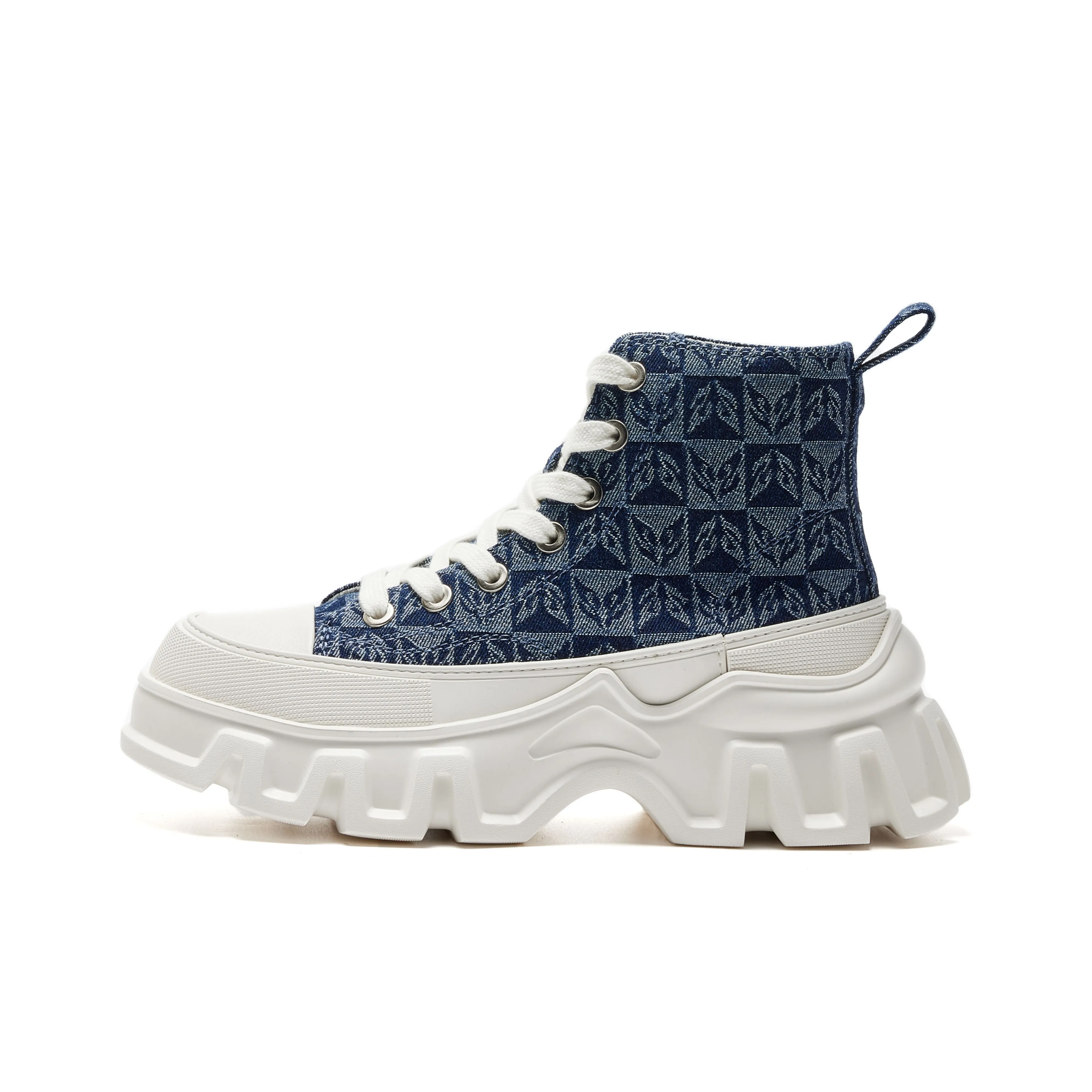 OGR Lull Collection 2.0 High-Top Canvas Shoes Unisex Monogram Blue