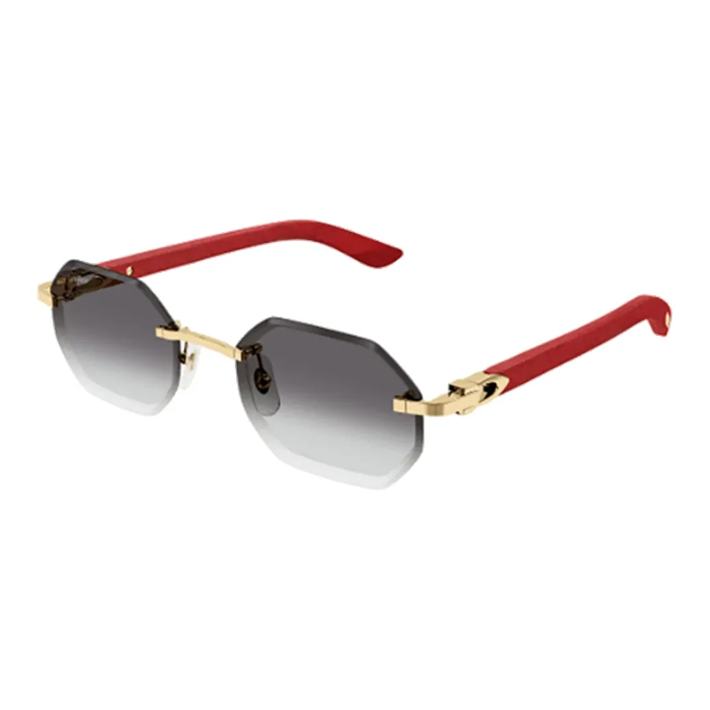 Cartier Geometric Frame Sunglasses