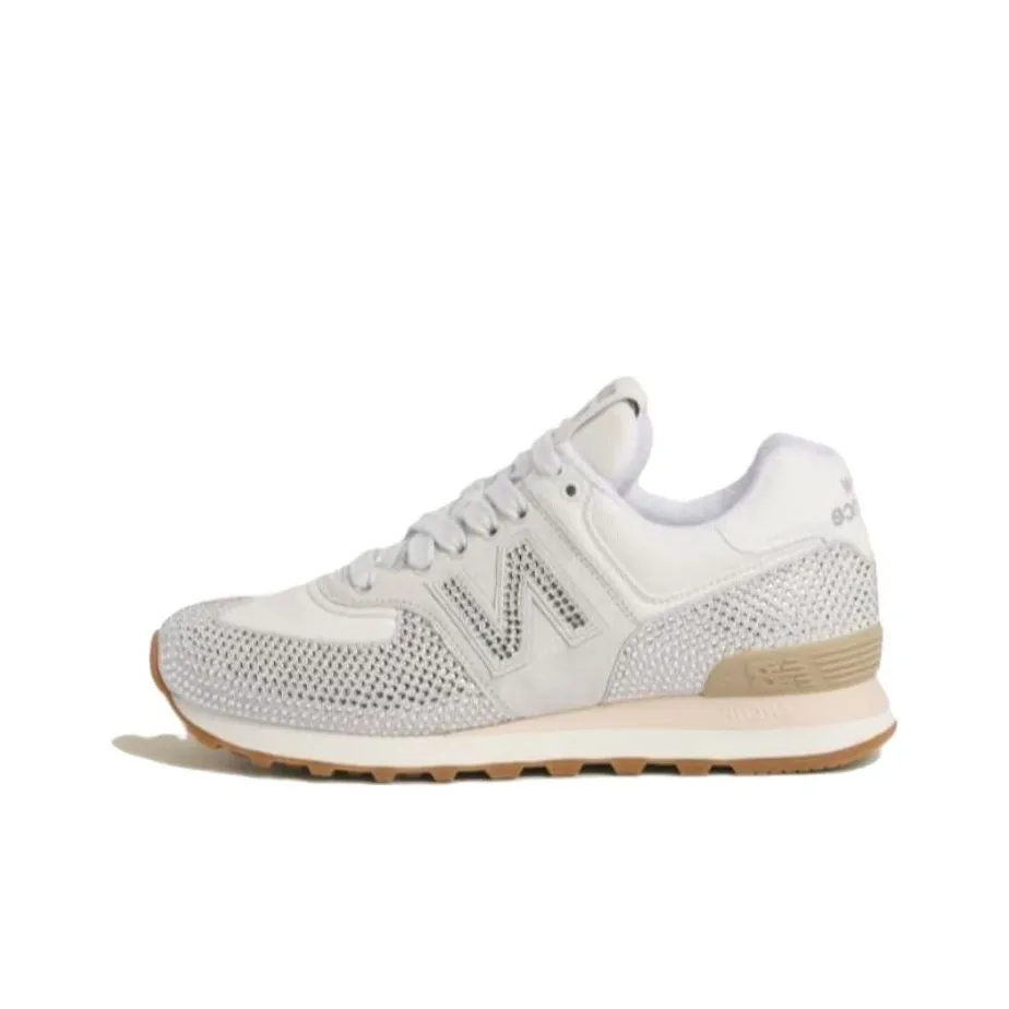 New Balance x MIU MIU NB 574 Slip Resistant Low Top Casual Shoes Women's White