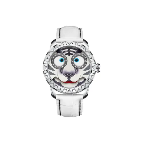 LUCKY HARVEY Автоматический Механический Движение Унисекс Часы 43mm*43mm*13mm Белый