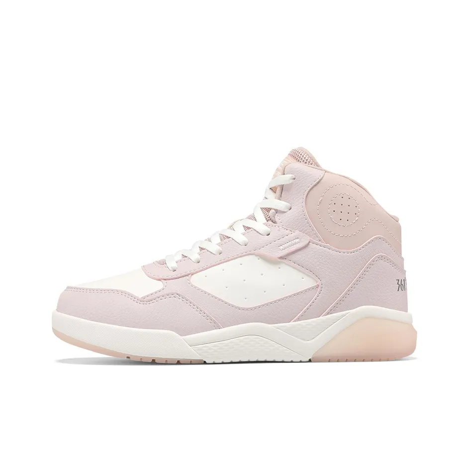 361° Winter Syndrome High Top Skateboard Shoes Women's Pink White