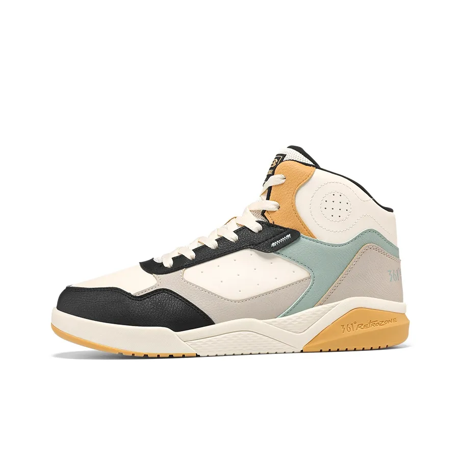 361° Winter Syndrome Warm Slip Resistant Cushioning Wear Resistant High Top Skateboard Shoes Men's Wheat Brown