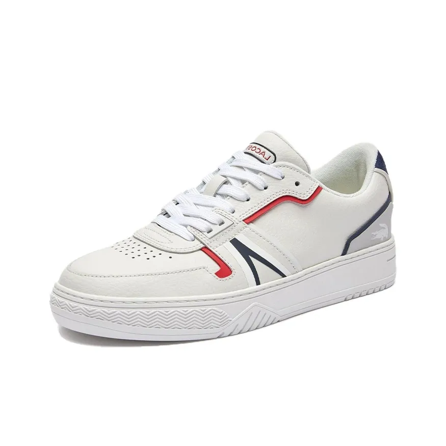 LACOSTE Low Top Skateboard Shoes Men's White