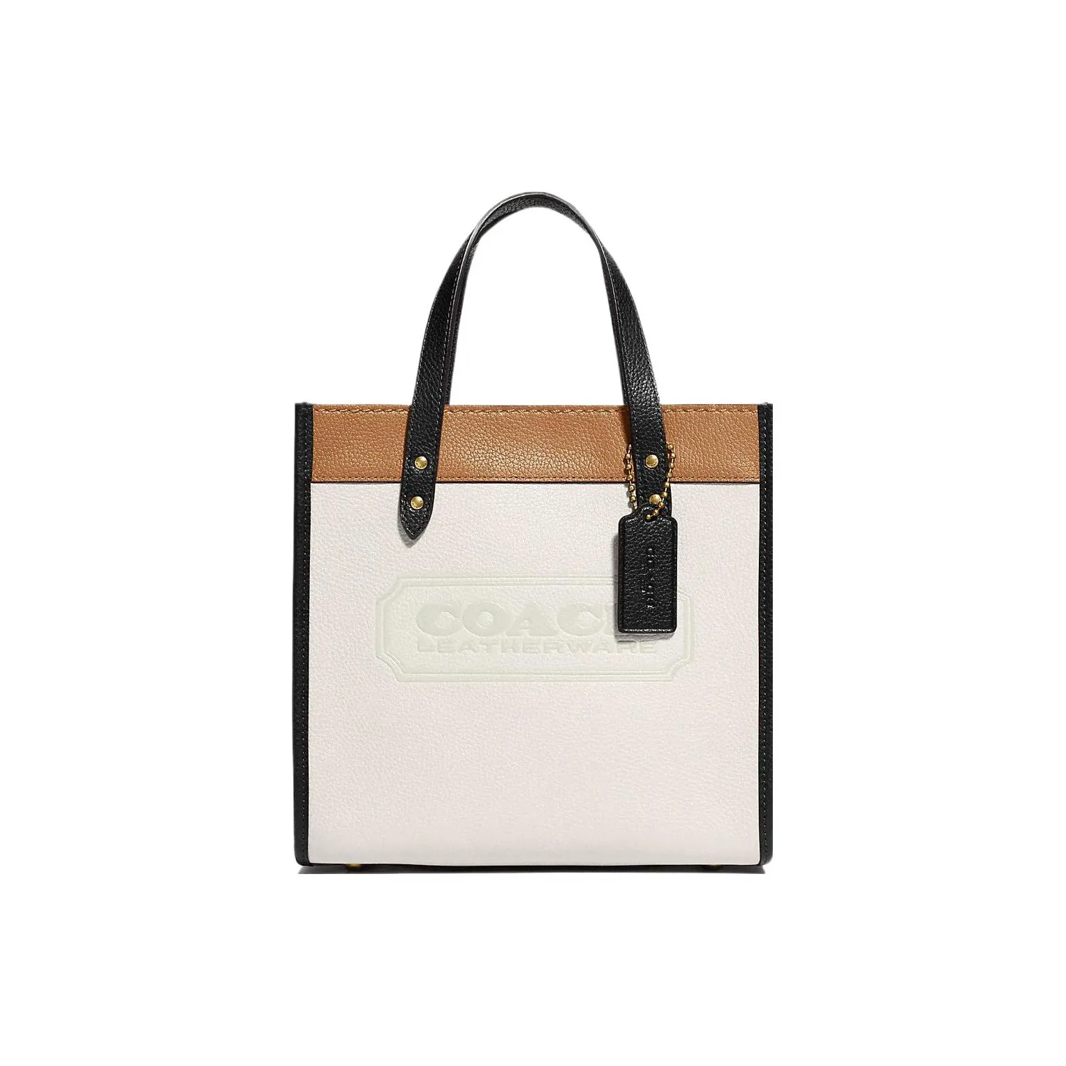 COACH Field Leather Tote Bag, Shopping Bag, Shoulder Bag, Crossbody Bag, Handbag Trumpets Women's
