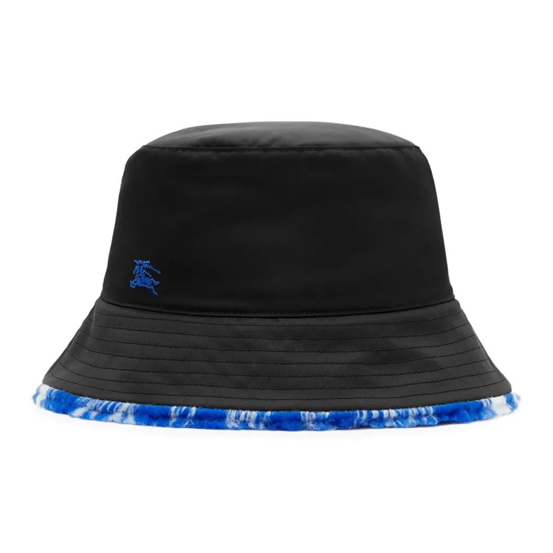 Burberry Reversible Fleece Check Bucket Hat