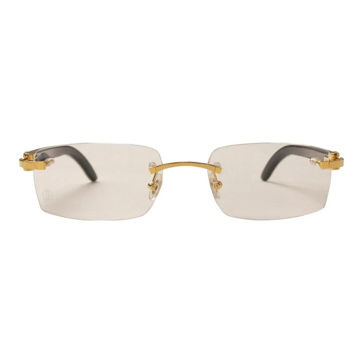Cartier Rimless Rectangular Frame Glasses