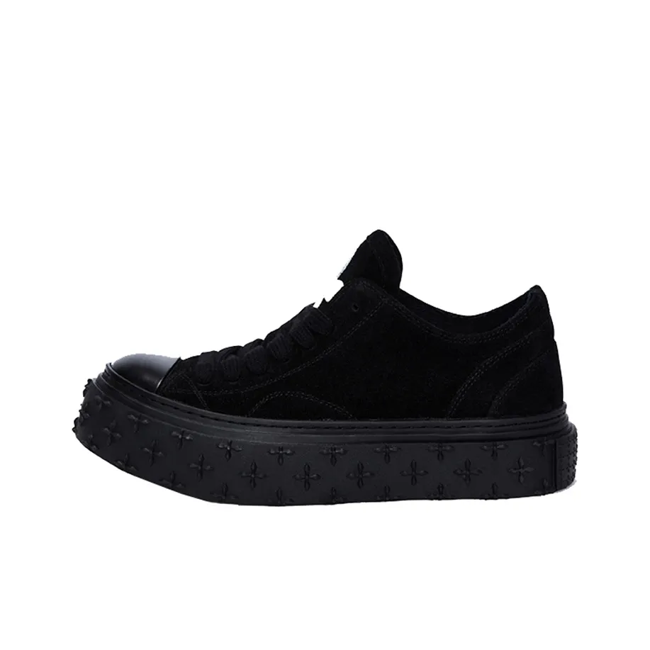 SMFK Stylish Skateboarding Shoes Women's Midnight Black