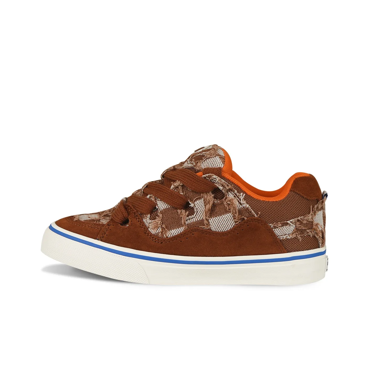 Ollieskate Низкие кроссовки для скейтбординга унисекс коричневые