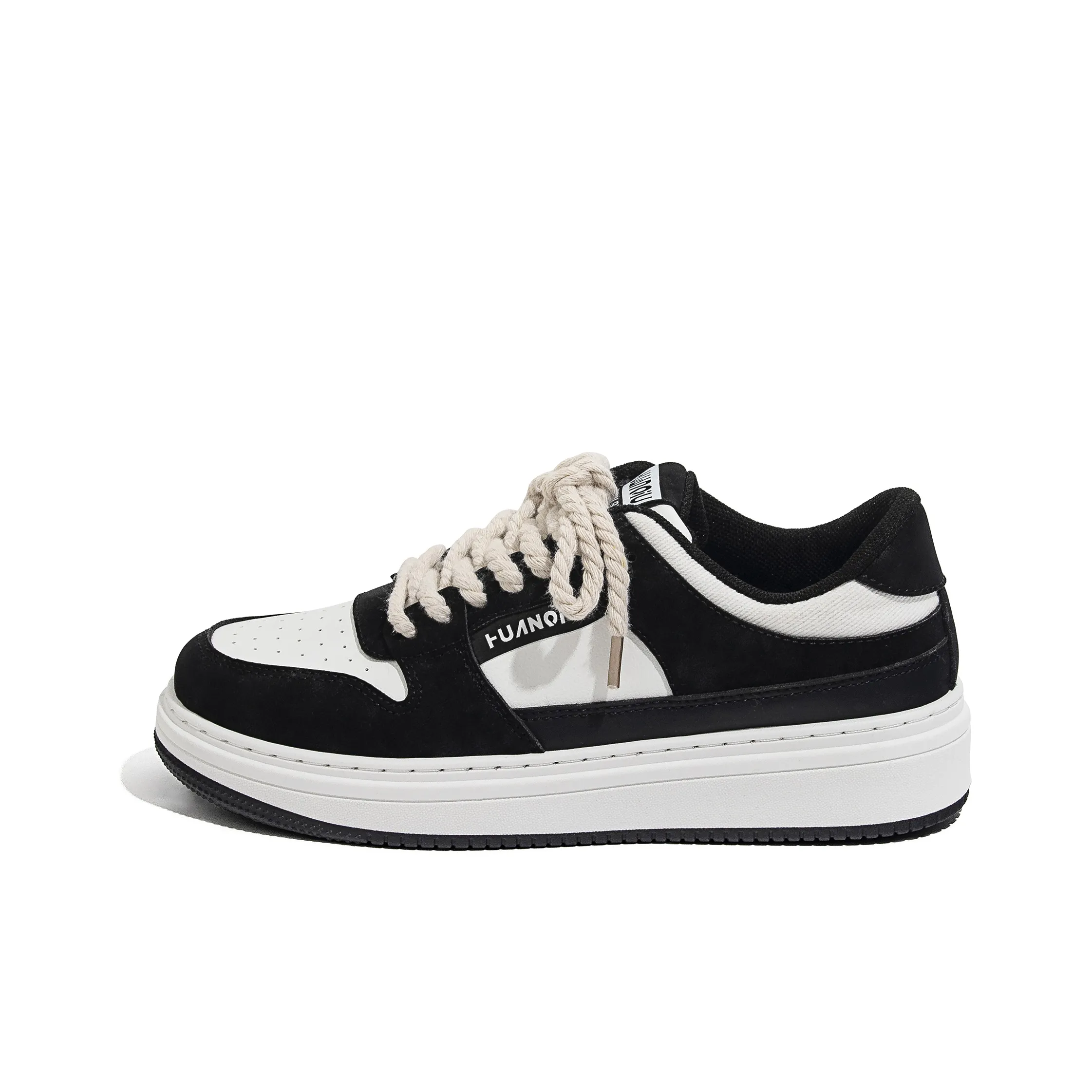 HUANQIU Year Of The Snake Limited Edition, Air Force 1 Low Top Skateboard Shoes Men's White Black