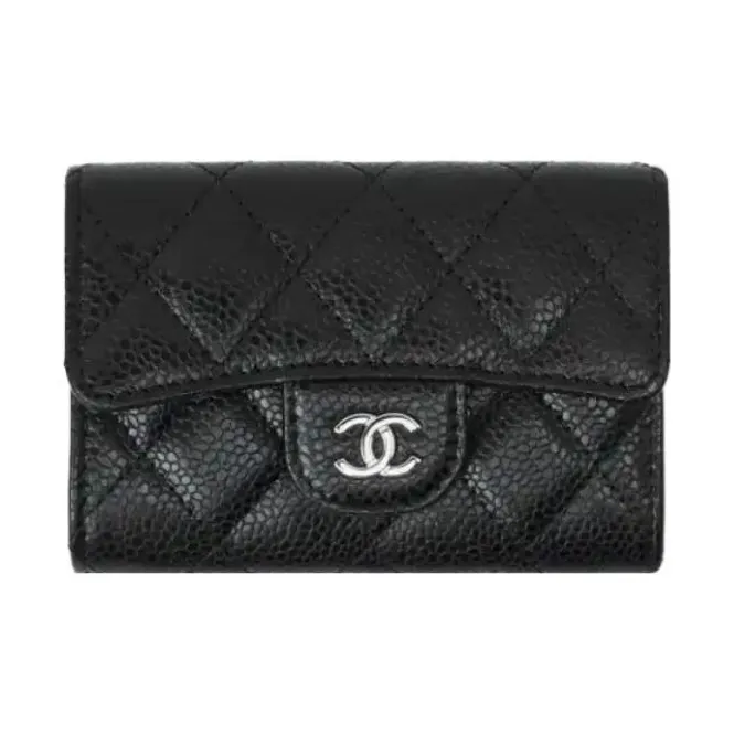 CHANEL Classic Card Holder Black AP0214